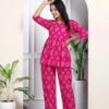 Women's Elegant Pure Cotton Frock Set with Pants - Image 16